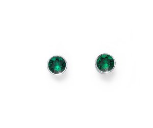 Cercei cu cristale Swarovski Oliver Weber Uno Emerald