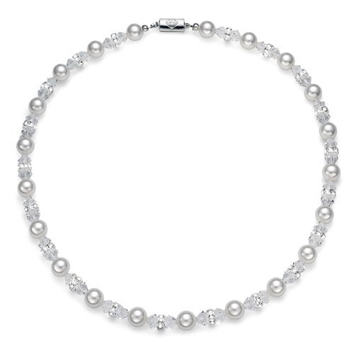 Colier cu cristale Swarovski Oliver Weber Pearl