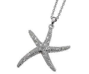 Pandantiv cu cristale Swarovski Oliver Weber Starfish XL
