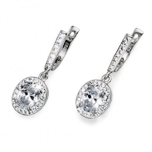 Cercei cu cristale Swarovski Oliver Weber Pure Crystal 62057-001
