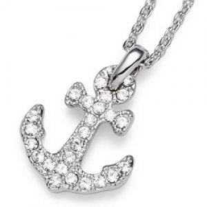 Pandantiv cu cristale Swarovski Oliver Weber Anchor 11540R