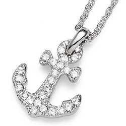 Pandantiv cu cristale Swarovski Oliver Weber Anchor 11540R