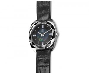 Ceas de damă cu cristale Swarovski Oliver Weber Samara Steel Black 65038-BLA