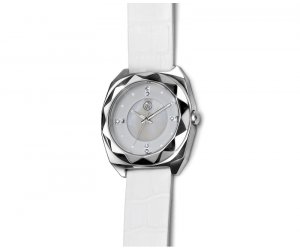 Ceas de damă cu cristale Swarovski Oliver Weber Samara Steel White 65038-001