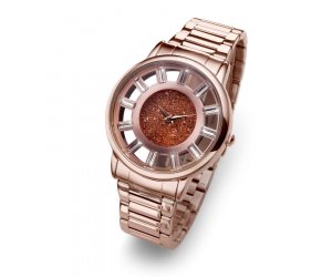 Ceas de damă cu cristale Swarovski Oliver Weber Reims Rosegold 65050-RG
