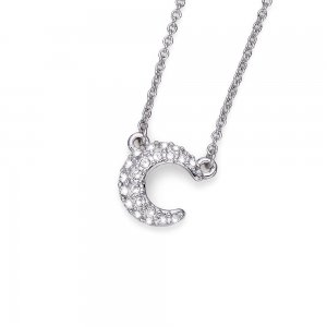 Pandantiv cu cristale Swarovski Oliver Weber Moon