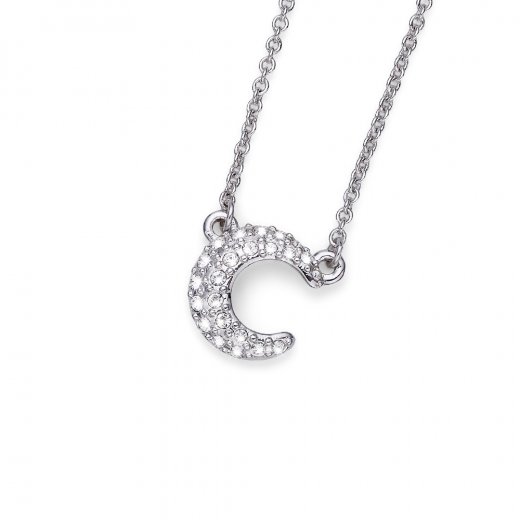 Pandantiv cu cristale Swarovski Oliver Weber Moon