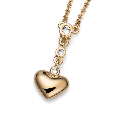Pandantiv cu cristale Swarovski Oliver Weber Home Gold