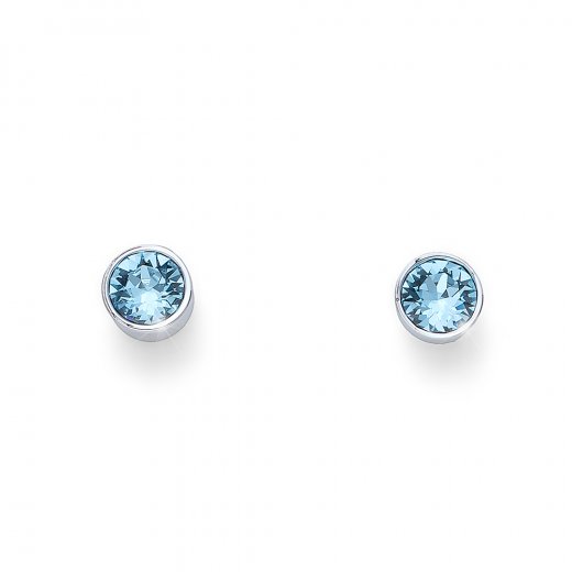 Cercei cu cristale Swarovski Oliver Weber Uno Aqua