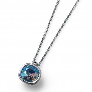 Colier cu cristale Swarovski Oliver Weber Royal simple blue