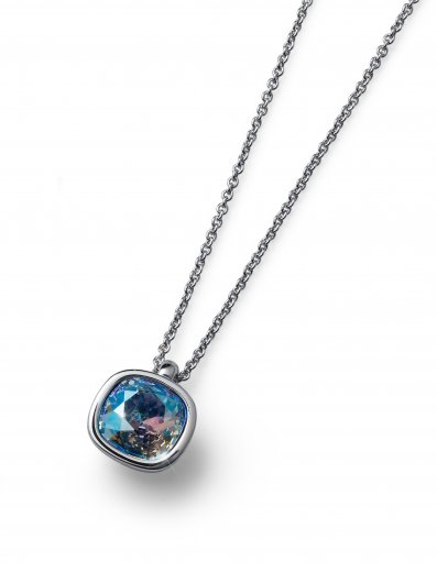 Colier cu cristale Swarovski Oliver Weber Royal simple blue