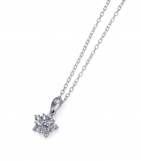Pandantiv din argint  cu cristale Swarovski Oliver Weber Subtle