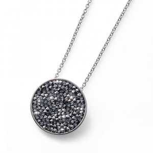 Pandantiv cu cristale Swarovski Oliver Weber Extase chrome