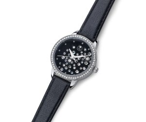 Ceas de damă cu cristale Swarovski Oliver Weber Stars black