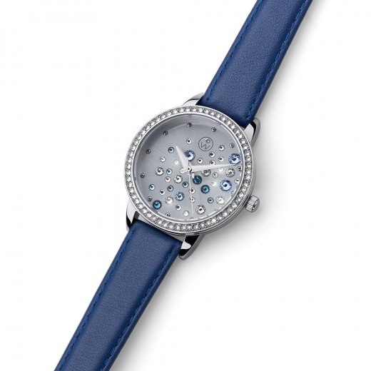Ceas de damă cu cristale Swarovski Oliver Weber Stars blue