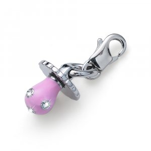 Pandantiv cu cristale Swarovski Oliver Weber Dummy rose