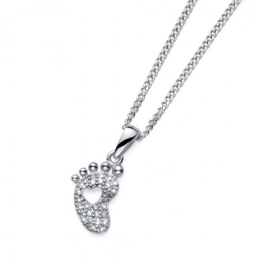 Pandantiv din argint cu cristale Swarovski Oliver Weber Pace crystal