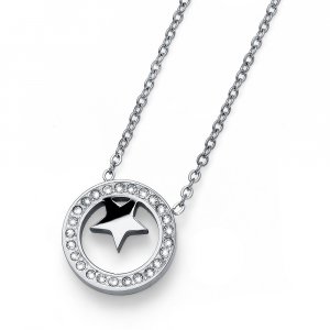 Pandantiv cu cristale Swarovski Oliver Weber Little Star