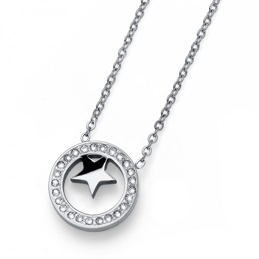 Pandantiv cu cristale Swarovski Oliver Weber Little Star
