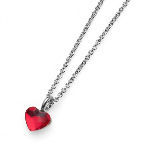 Pandantiv cu cristale Swarovski Oliver Weber Corazina lt. Siam