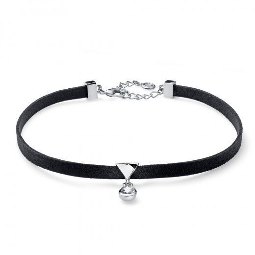 Choker cu cristale Swarovski Oliver Weber Spot black