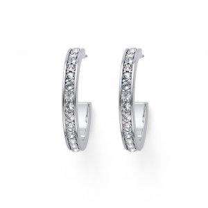 Cercei cu cristale Swarovski Oliver Weber Now crystal