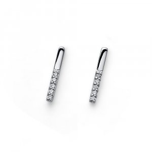 Cercei de argint cu cristale Swarovski Oliver Weber Look CZ