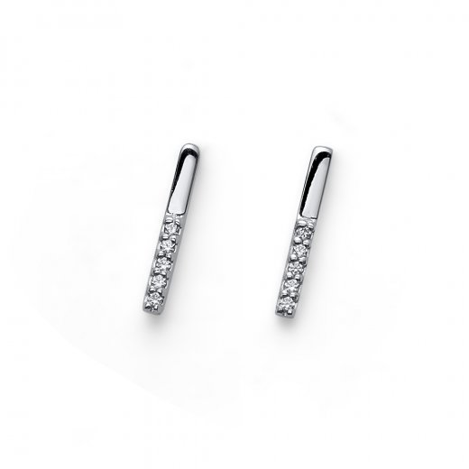 Cercei de argint cu cristale Swarovski Oliver Weber Look CZ
