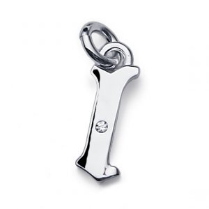 Pandantiv din argint cu cristale Swarovski Oliver Weber Fondly "L"