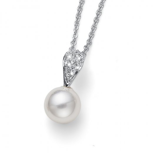 Pandantiv cu cristale Swarovski Oliver Weber Pearl simple CRY