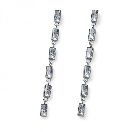 Cercei cu cristale Swarovski Oliver Weber Speculate white