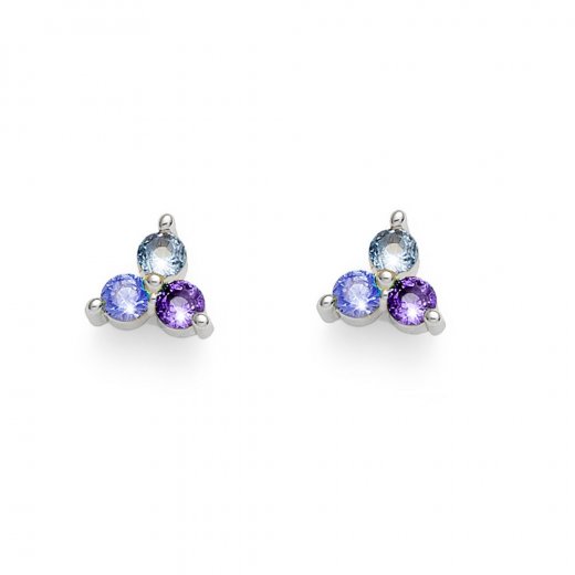 Cercei cu zirconiu Oliver Weber Wispy RH CZ violet